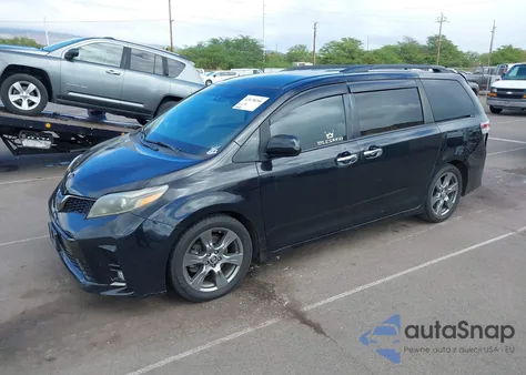 2018 Toyota Sienna Se 8 Passenger from USA, damaged, VIN 5TDXZ3DC4JS953822